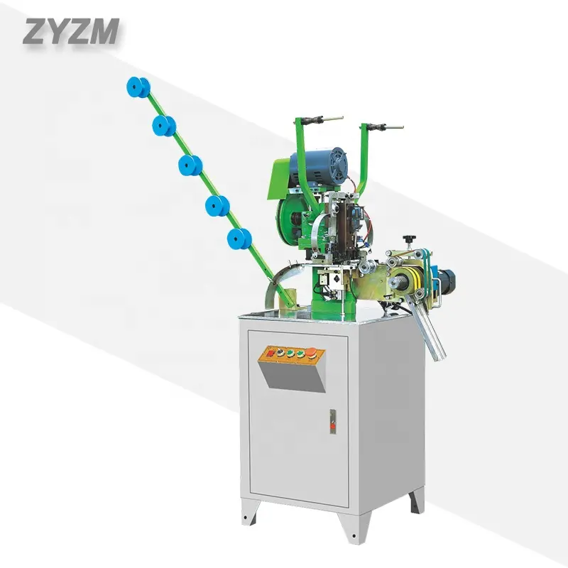Máquina de parada superior de zíper de nylon totalmente automática para extremidade aberta e fechada com ce