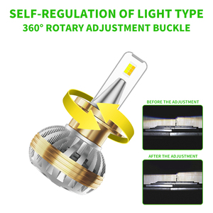 YUFING 50W 9005 RGB Dual Colour <strong>LED</strong> Headlight 6500K 4300K 3000K Changing APP Control M8 Pro <strong>G</strong> Pro Max - Product Image 4