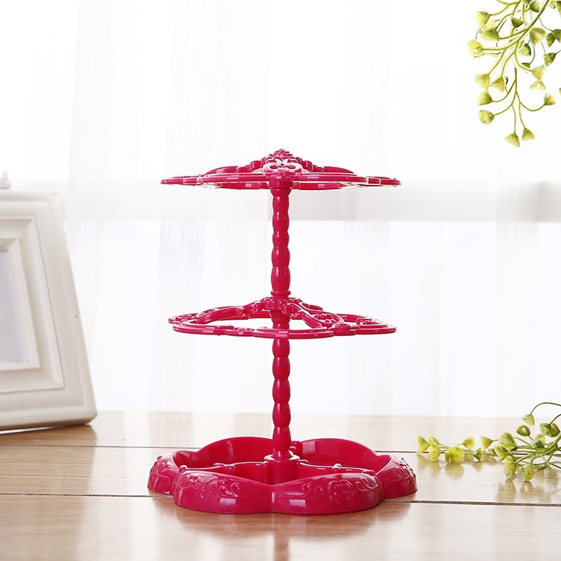 Rose Red Rotating Jewelry Stand - A Quality Choice