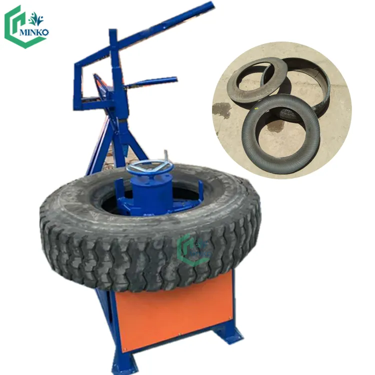 Máquina de corte lateral do pneu grande, equipamento de reciclagem da máquina da cortadora do pneu para venda