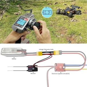 Radiolink RC4GS V3(V2アップグレード) 5チャンネルRCラジオ送信機および受信機R6FGジャイロ統合リモートコントロール (RCカーボート用) - Product Image 2