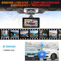 AKEEYO Cámara de salpicadero de 4 canales Gps Dash Cam delantera y trasera 4K para coche - Product Image 3