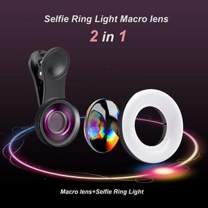 Wholesale <strong>Macro</strong> HD Photography Fill Light for Eyelash Extensions Makeup Mobile Phone 15x <strong>Macro</strong> Lens for Smartphone Light - Product Image 2