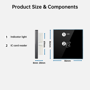 Trudian OEM&amp;ODM <strong>TCP</strong> <strong>IP</strong> Wiegand 26/34 Standalone Rfid 8MM Ultra-thin Body Ic Card Reader Door <strong>Access</strong> <strong>Control</strong> with Exit Button