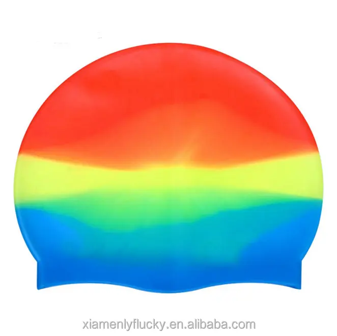 Cappello di nuoto Badmuts personalizzato fashy colorato impermeabile bobble cappello di nuotata per adulti