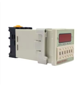 รีเลย์จับเวลาดิจิตอล JSS48A-S-AC220V JSS48A-S 220V 0.01S-99H 99M ซ็อกเก็ต8ขาพร้อมการป้องกันการปิดผนึกฐาน - Product Image 4
