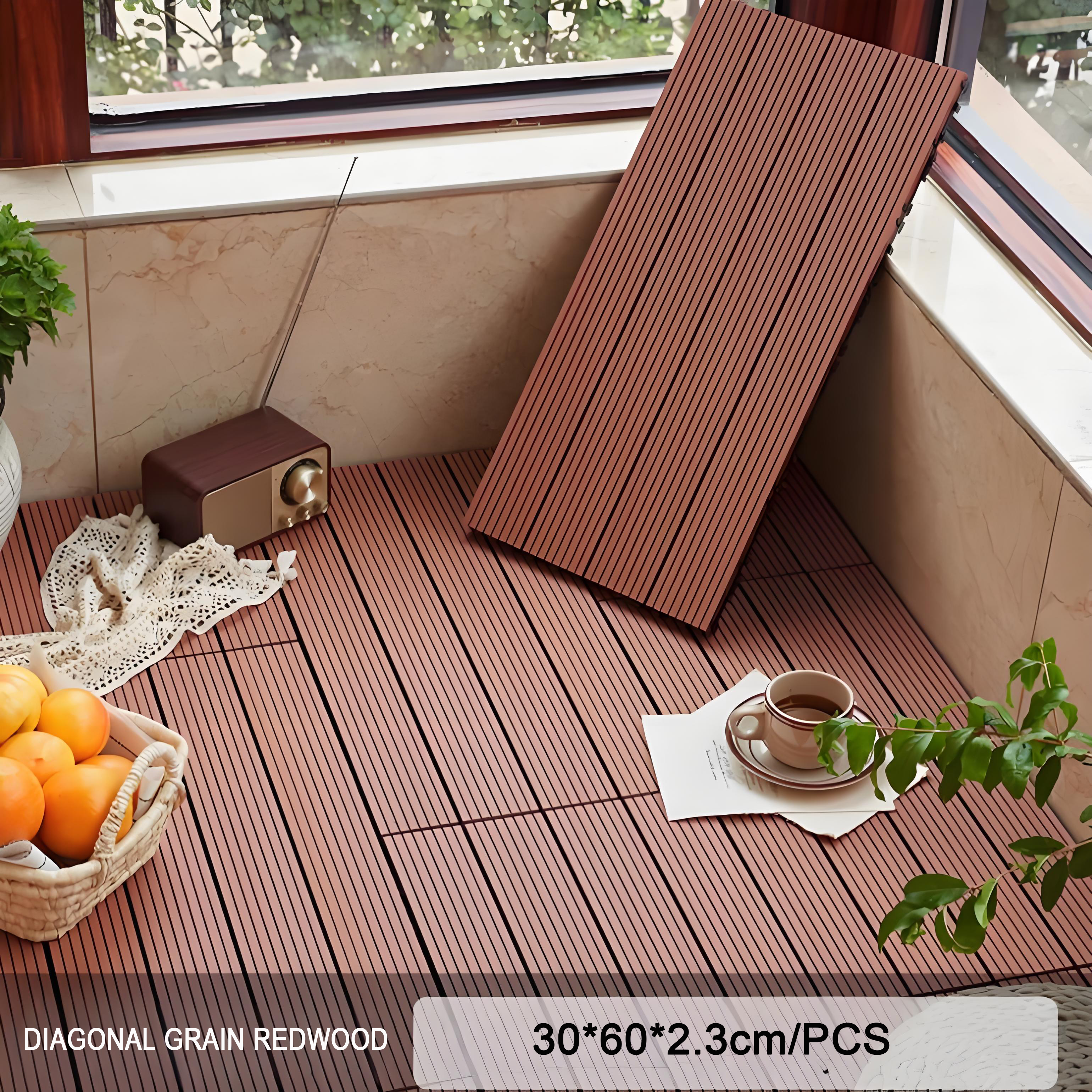DIAGONAL GRAIN REDWOOD