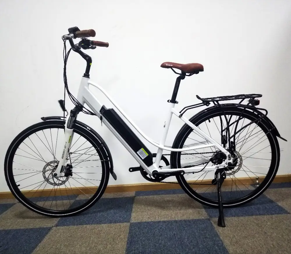 BISEK المدينة دراجة كهربائية نمط 700CC منخفض رايدر دراجة دواسة كهربائية مساعدة 250W مع CE