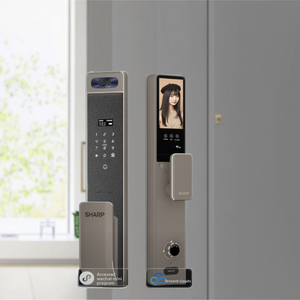 Sharp S5 Cat Eye khóa kỹ thuật số lớn 3D mặt cọ vân tay mật khẩu Hợp kim nhôm khóa chống trộm gỗ Kết nối Wifi - Product Image 1