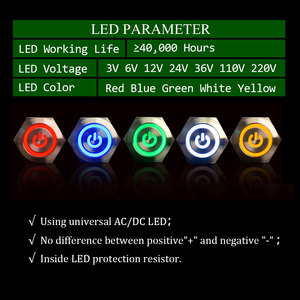 19mm Waterproof Custom Metal <strong>Push</strong> <strong>Button</strong> <strong>Switch</strong> 12v <strong>Computer</strong> Start Start Gold Metal Light <strong>Switches</strong> - Product Image 4
