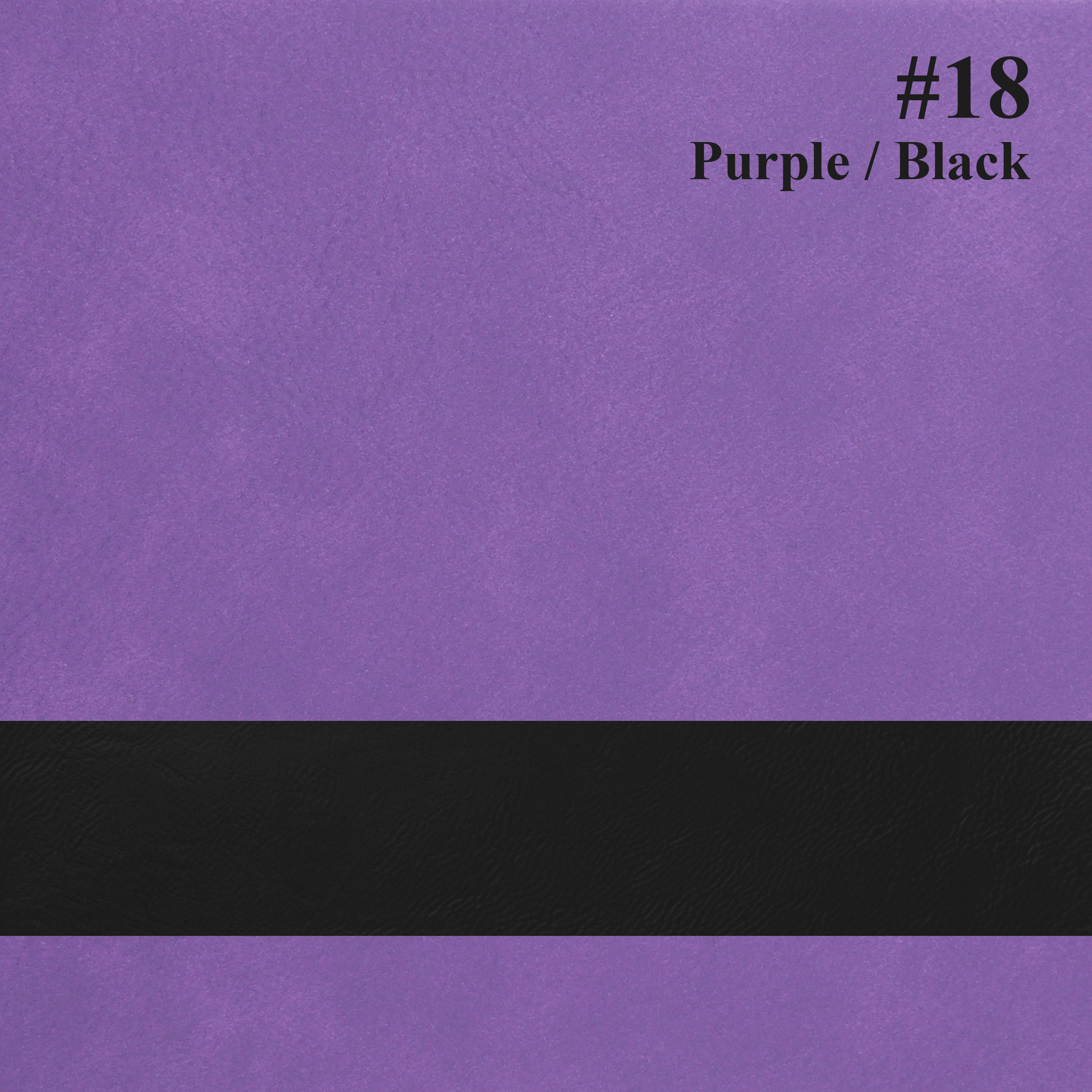#18 purple/black