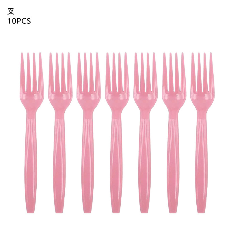 SKU-07-fourchette à poudre 10PCS