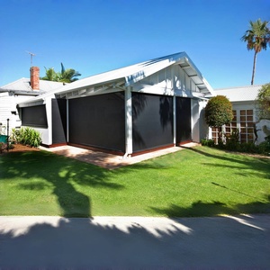 Ziptrack Jaloezieën Buiten Rolschaduw Winddichte Zip Zonnescherm Jaloezieën Voor Buiten Balkon Zonlicht Kamer Pergola - Product Image 5