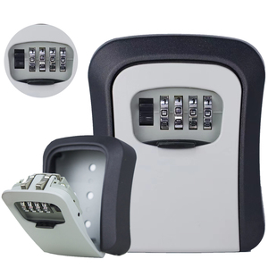 Kombination scode & 4-stelliger digitaler Schlüssel Aluminium-Sicherheits-Wand halterung Schließfach schlüssel Sichere Aufbewahrung für sichere Safes - Product Image 1