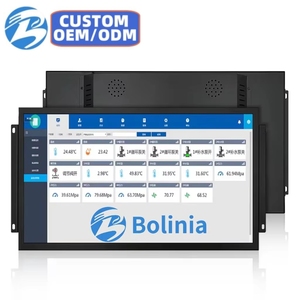 Monitor LCD Industrial HD VGA AV BNC de 23,6 pulgadas, carcasa metálica sin pantalla táctil, marco abierto, OEM, ODM, TFT integrado para escritorio - Product Image 1