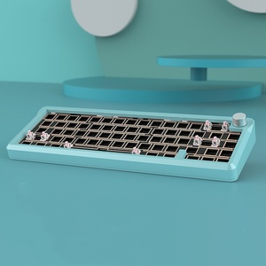 Personalizado portátil Mini 60% mecánico RGB retroiluminado Gaming Keyboard Hot Swap USB Switch personalizado de aluminio inalámbrico Bluetooth ordenador - Product Image 2