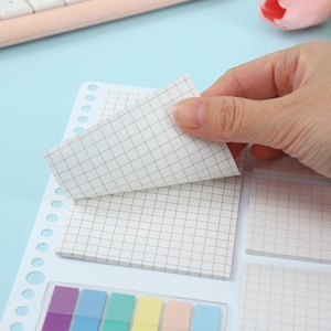 <strong>Sticky</strong> <strong>Notes</strong> Set Lined Grid Dotted <strong>Sticky</strong> <strong>Notes</strong> Transparent Tabs Self-Stick <strong>Memo</strong> Pad for Annotation School Office Supplies Home - Product Image 5