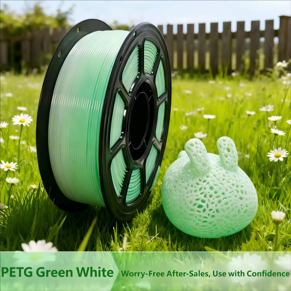 Green White