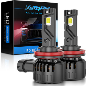 Araç aydınlatma sistemi, 120W 25000LM H11 9005 9006 9012 3570 CSP Canbus otomotiv farlar araba Led far lambaları