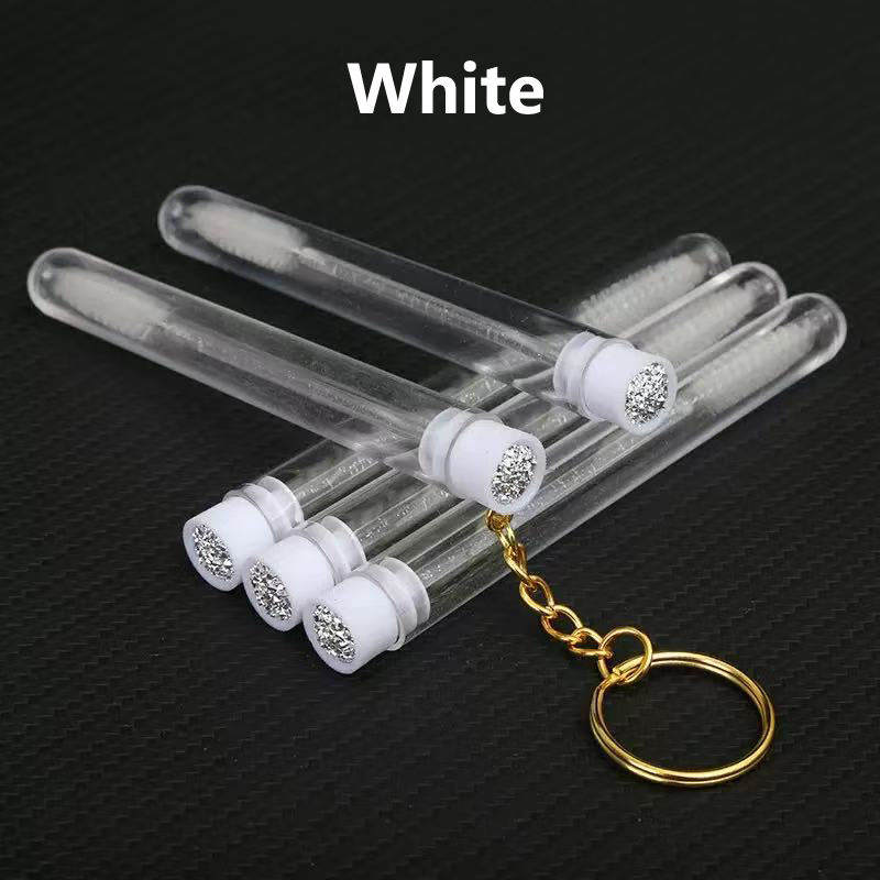 With a chain Crystal White