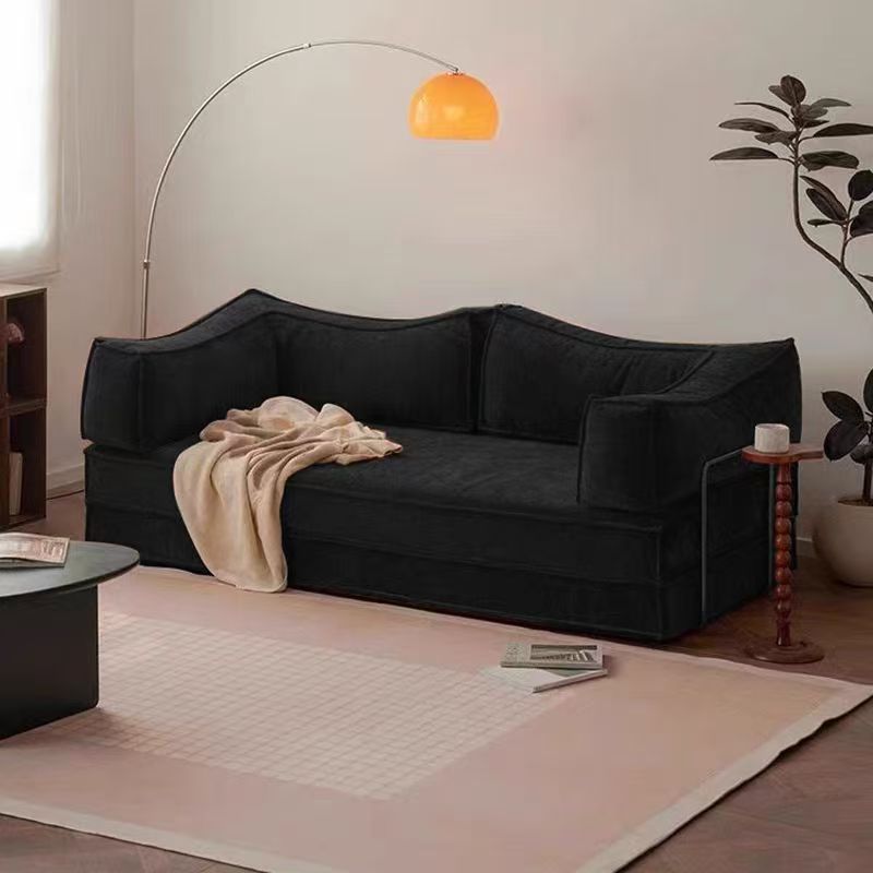 Velours côtelé noir