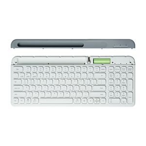 Wholesale Cordless <strong>Keyboard</strong> <strong>Bluetooth</strong>/2.4G Dual Mode Wireless <strong>Keyboard</strong> <strong>with</strong> Slot Compatible for Tablet Phone <strong>with</strong> Multi Systems - Product Image 3