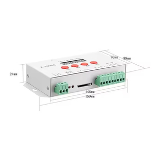 K1000C scheda SD RGB programmabile Pixel Led Controller Full Color DMX Controller per RGB RGBW luce LED - Product Image 4
