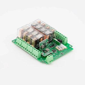 8 Channel WiFiZigbee Remote <strong>Control</strong> Relay Support 4 Way Circuit Status Display + 4 Temperature and Humidity <strong>Input</strong> <strong>Control</strong> - Product Image 2