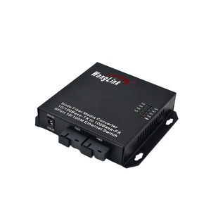 6 Port Media Converter with Plug-and-Play Ethernet Fiber Switch Supporting 100Base-T to 100Base-SX LX for <strong>Networking</strong> Solutions