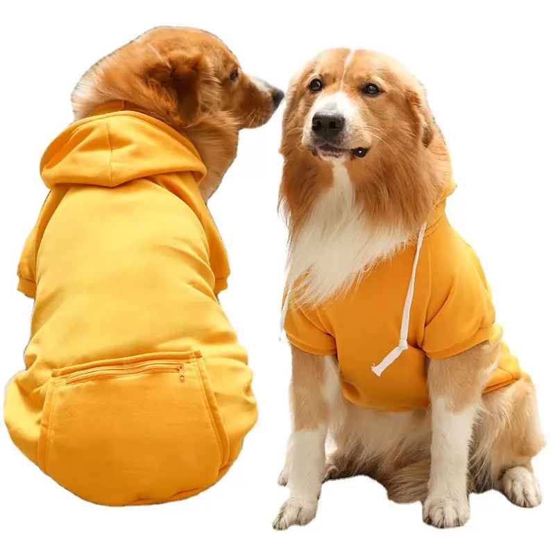 Kaus Anjing Bertudung dengan Topi, Mantel Cuaca Dingin Pakaian Hewan Peliharaan Hanya untuk Anak Anjing Kucing Musim Dingin Hoodie Hangat Bulu Domba Keringat