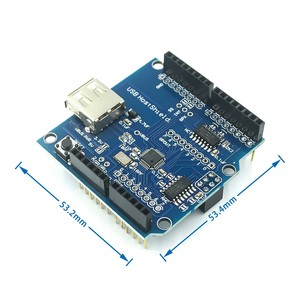 USB Host Shield 2.0 für Arduino für UNO MEGA ADK kompatibel für Android ADK DIY elektronisches Modulbrett