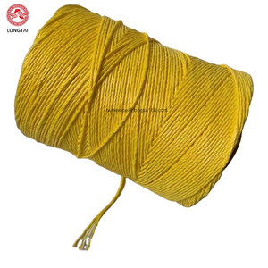 秘鲁3股2毫米3毫米3股捻黄色黑色聚丙烯绳捆扎麻线 - Product Image 1