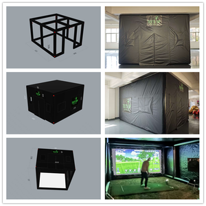 Phổ biến sự kiện ngoài trời cho thuê thể thao Inflatable Golf Simulator lều với không thấm nước độ phân giải cao LCD/Màn hình LED - Product Image 4
