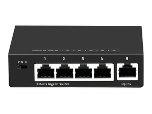 Mini 8 RJ45-Port-Gigabit-VLAN-Netzwerk-Switch mit QoS-LOOP-Alarm funktionen für drahtlosen IP-Kamera-AP - Product Image 4
