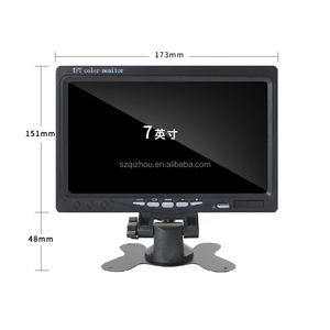 Camión AHD Kit de Radar de marcha atrás frontal de 7 pulgadas Monitor Cámara de visión trasera impermeable Sensor de punto ciego Sistema de seguridad de estacionamiento de vehículos - Product Image 4