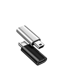 アルミニウムミニUsb 2.0ミニBオスからタイプC Usb C Usb-cメスコンバーターアダプター - Product Image 5
