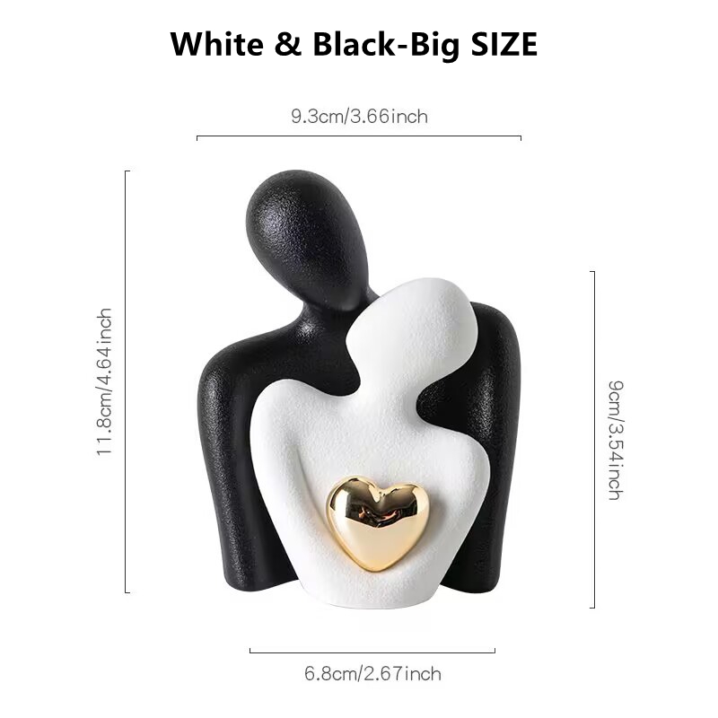 Blanc et Noir Grande taille