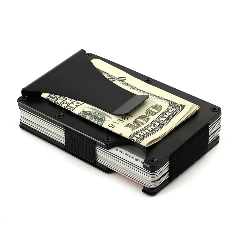 MRF-05 Aluminum Metal Wallet Front Pocket Minimalist Wallet 