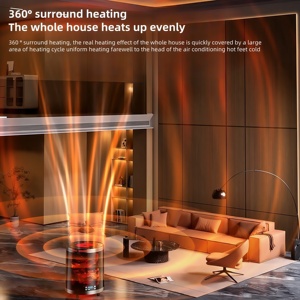 High-Power Vertical <strong>Infrared</strong> Electric Heater for Indoor Use Energy Efficient Fast Heating for Bedrooms Portable With UK Plug - Product Image 4