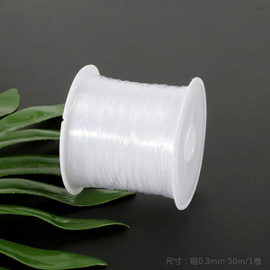 0.2-0.6毫米鱼线线透明无拉伸强力尼龙绳串珠线，用于DIY珠宝制作 - Product Image 3