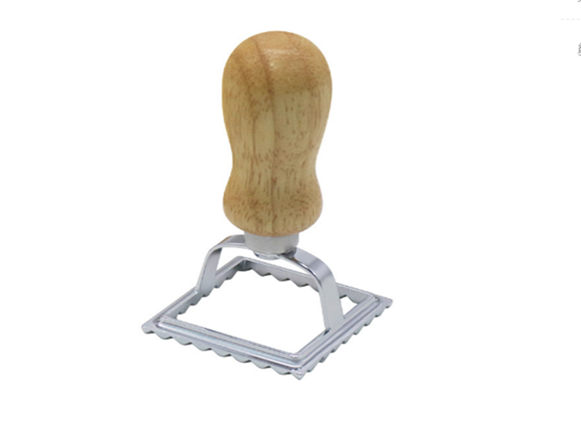 Petit carré en bois argenté