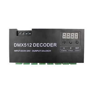 Tira de luces LED DMX512, ecoder ws2811 ws2812b, controlador DMX DMX512