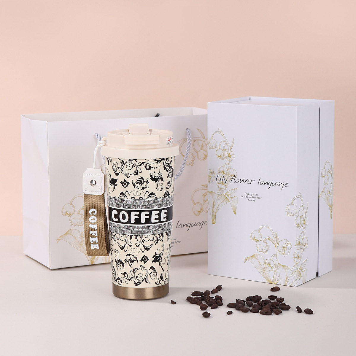 05 white gift box package