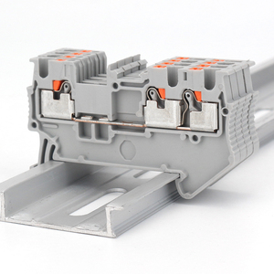 PT1.5-TWIN 1入力2出力プッシュで端子ブロックスプリングDinレール端子ブロック - Product Image 4