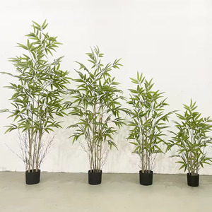 C 100cm Nearly Natural Plant Artificial Bamboo <strong>Korean</strong> <strong>Tree</strong> Potted Plants Artificial <strong>Tree</strong> for Home Decor - Product Image 1