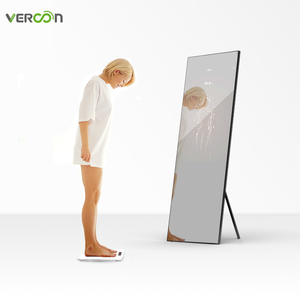 Nhà phòng tập thể dục Workout máy tập thể dục gương New arrivals Android thông minh màn hình cảm ứng tường ma thuật hiển thị tương tác vercon - Product Image 2