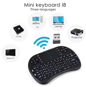 2025 nuovo caldo 3 colori retroilluminato I8 Mini tastiera Wireless 2.4ghz Muti-lingua Air Mouse con Touchpad per Laptop TV Android TV Box - Product Image 6