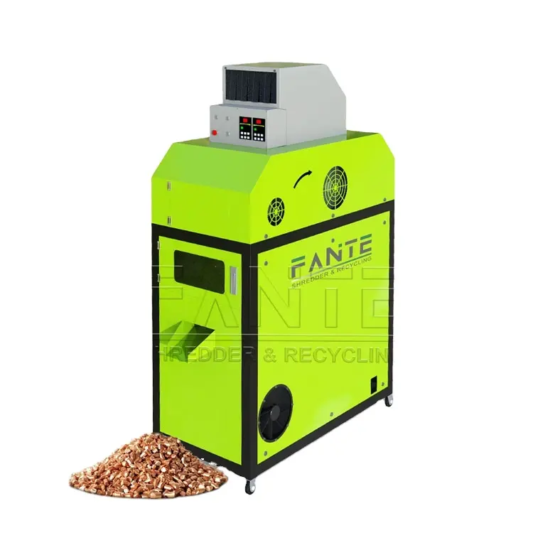 Uso domestico Mini macchina granulatore filo di rame 30 ~ 50 kg/h granulatore cavo di scarto macchina per il riciclaggio del filo di rame