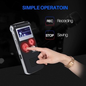 Registratore vocale digitale, lettore MP3 ad attivazione vocale Audio registratore vocale multifunzione con altoparlante incorporato PQ138