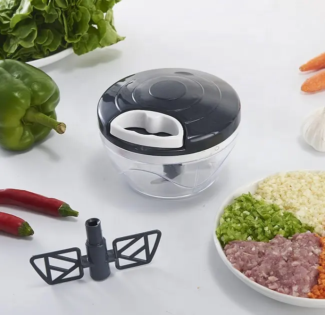 Küchen zubehör Kunststoff Manual Pull Mini Food Chopper